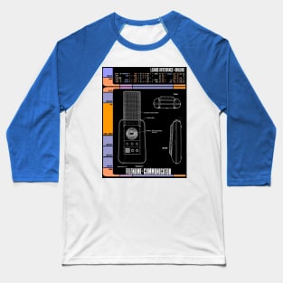 Computer Readout Showing TOS Communication Device Baseball T-Shirt